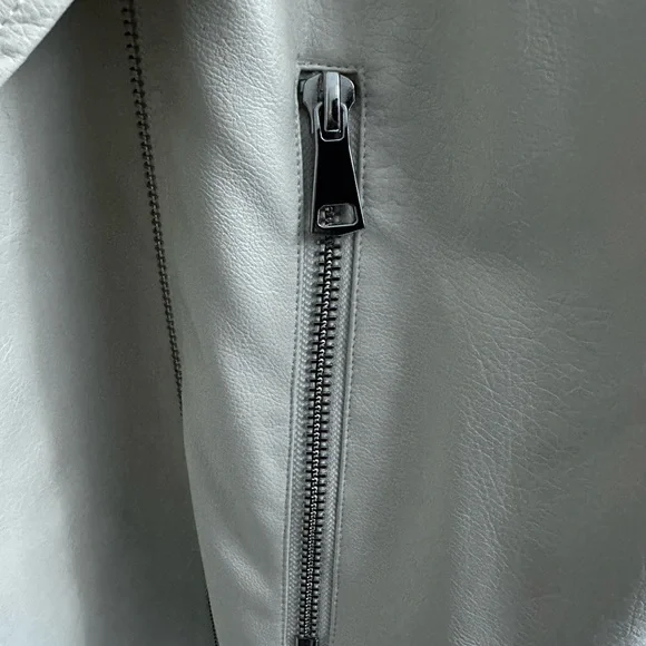 Oversized Maeve Pleather Moto Jacket - Picture 2 of 6